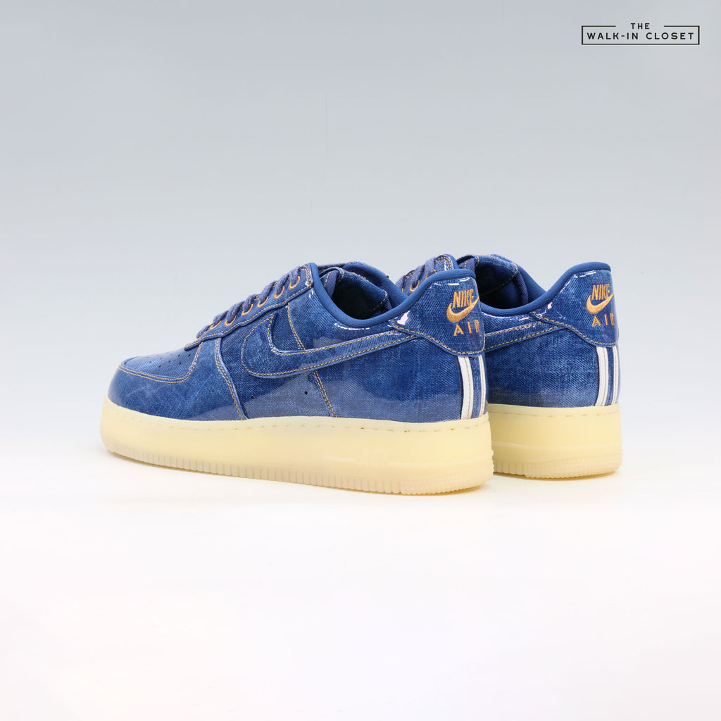 NIKE AIR FORCE 1 'PATENT DENIM' MENS SNEAKERS - IM5757-400