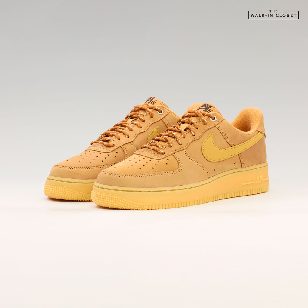 NIKE AIR FORCE 1 LOW 'FLAX WHEAT' MENS SNEAKERS - CJ9179-200