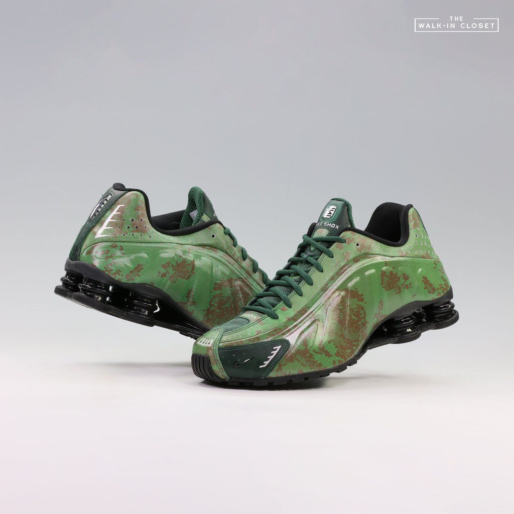 NIKE SHOX R4 'NOBLE GREEN' MENS SNEAKERS - IQ0636-300