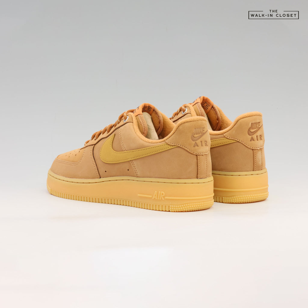 NIKE AIR FORCE 1 LOW 'FLAX WHEAT' MENS SNEAKERS - CJ9179-200
