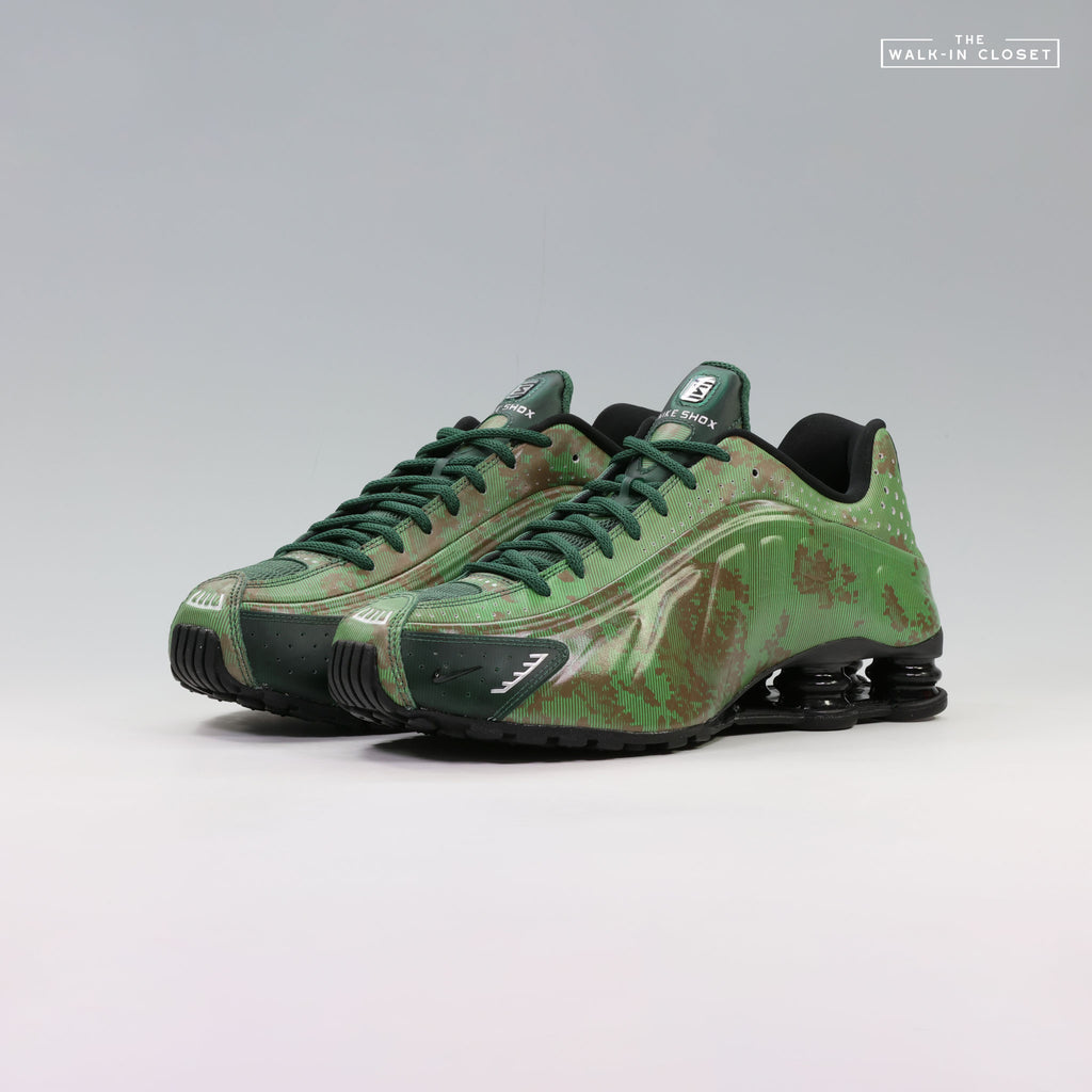 NIKE SHOX R4 'NOBLE GREEN' MENS SNEAKERS - IQ0636-300