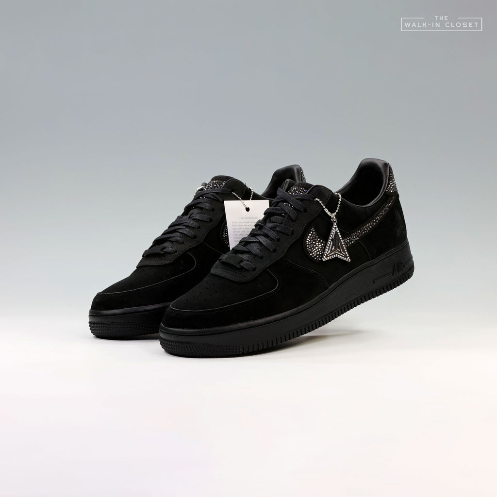 JA MORANT X NIKE AIR FORCE 1 LOW SWAROVSKI MENS SNEAKERS - IQ9772-001