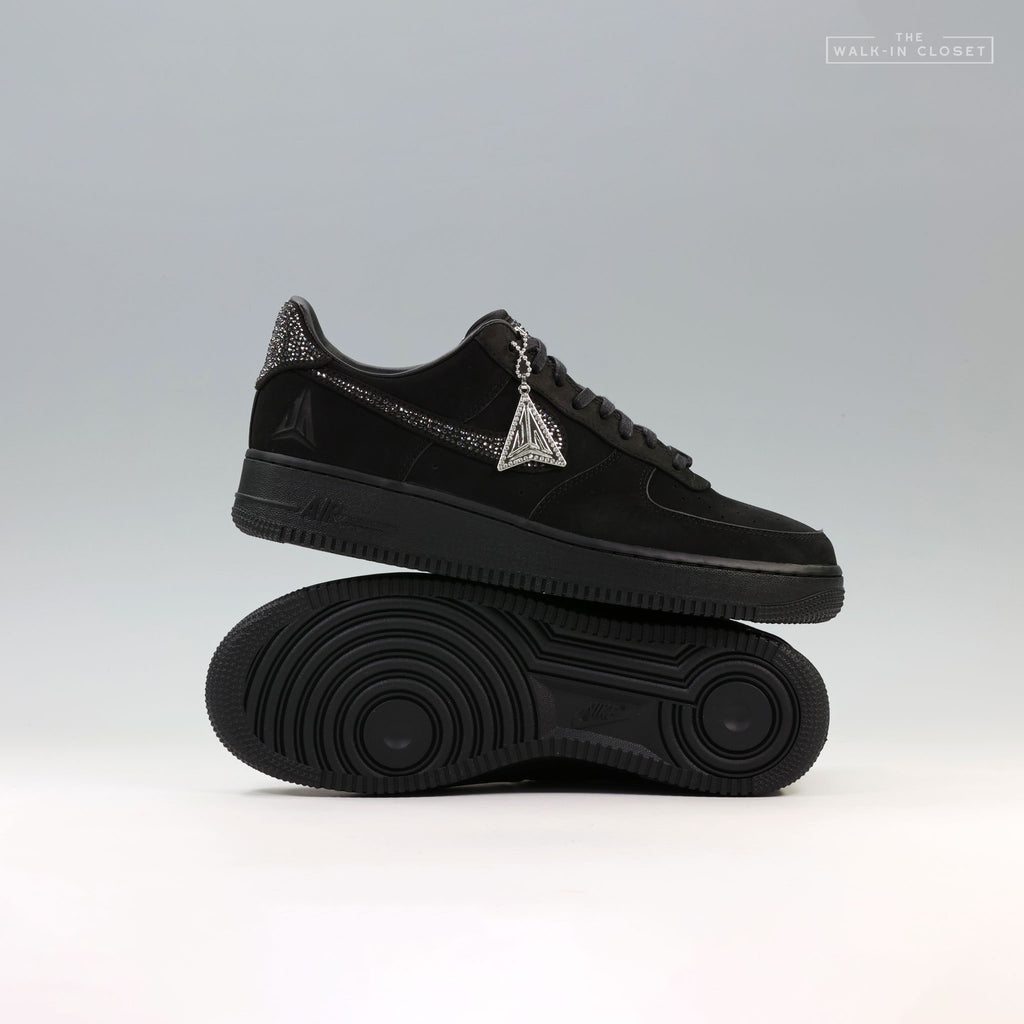 JA MORANT X NIKE AIR FORCE 1 LOW SWAROVSKI MENS SNEAKERS - IQ9772-001