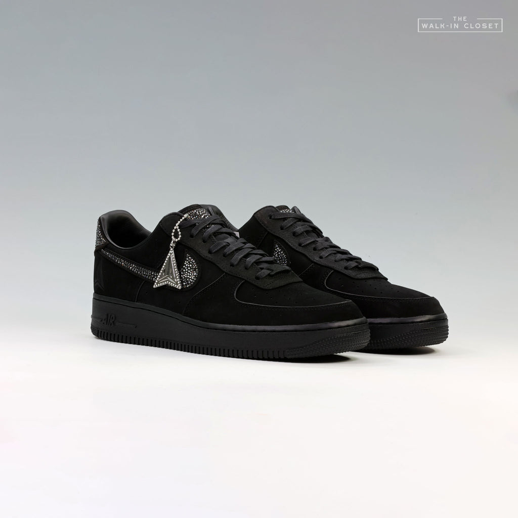 JA MORANT X NIKE AIR FORCE 1 LOW SWAROVSKI MENS SNEAKERS - IQ9772-001