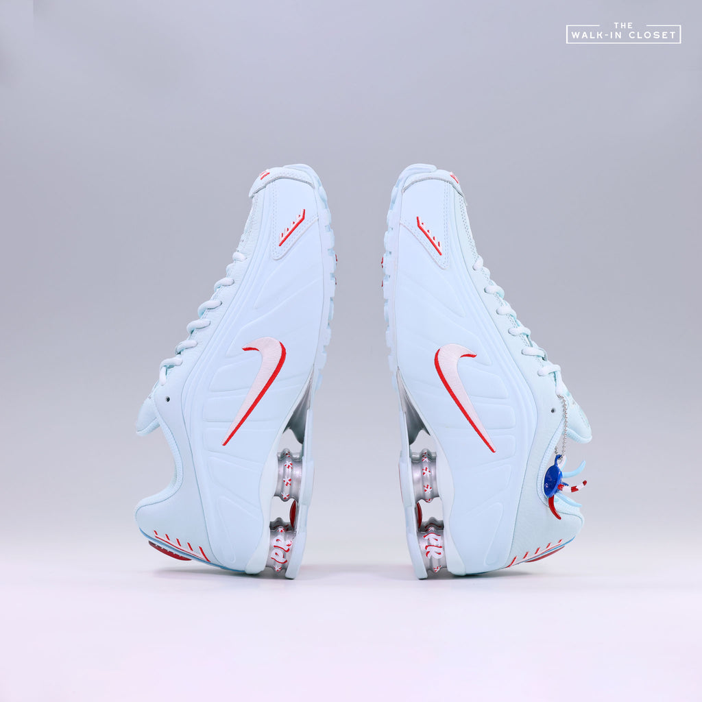 NIKE SHOX R4 'PUERTO RICO' MENS SNEAKERS - IQ1867-474