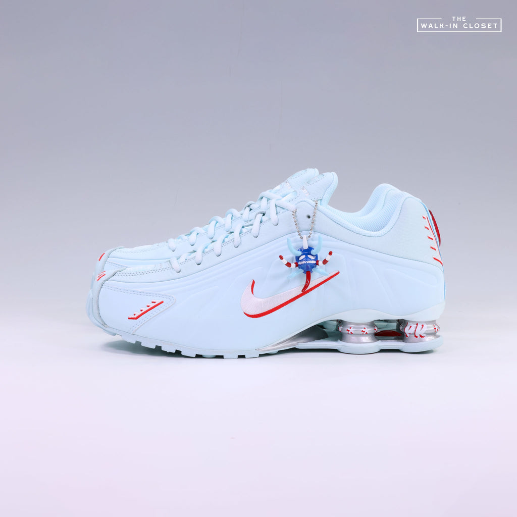 NIKE SHOX R4 'PUERTO RICO' MENS SNEAKERS - IQ1867-474