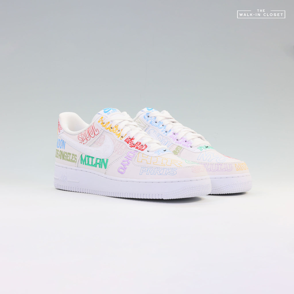 NIKE AIR FORCE 1 LOW 'WORLD TOUR' MENS SNEAKERS -  II1549-100