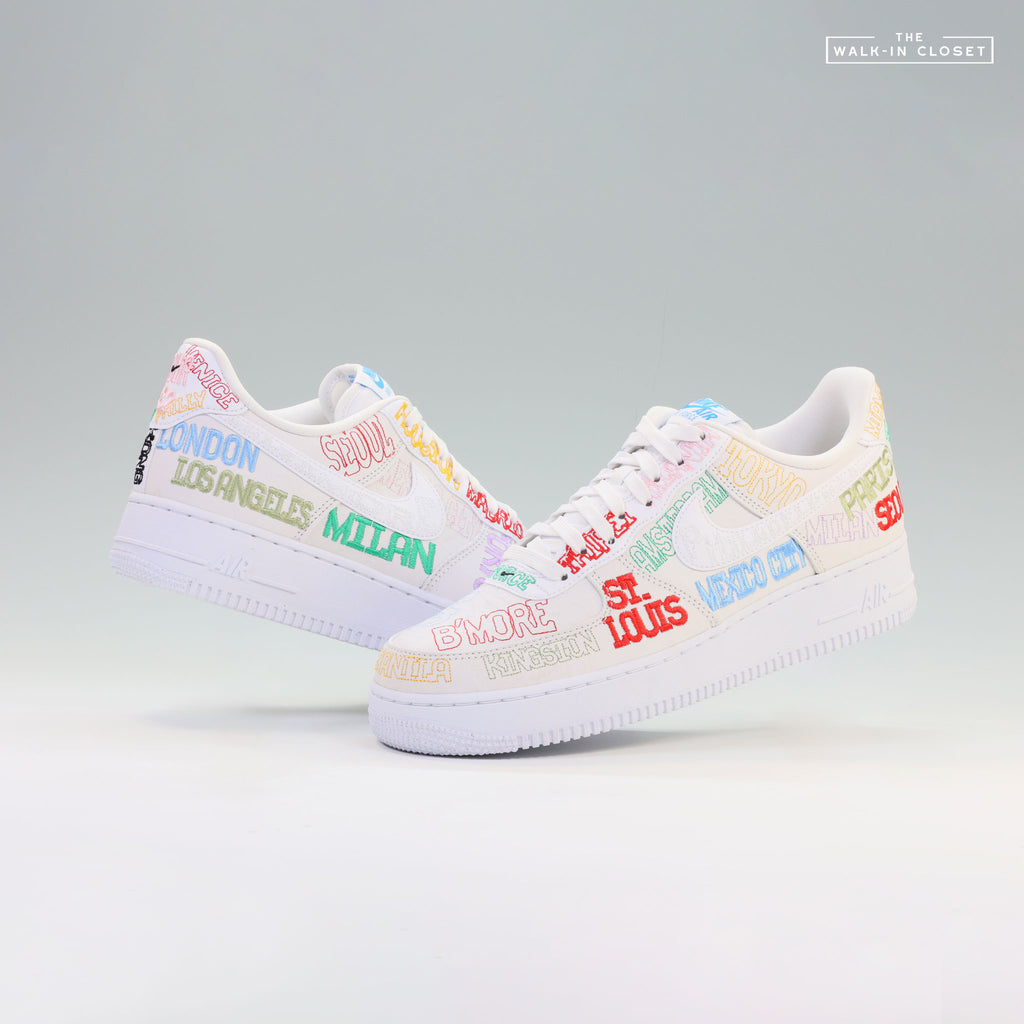 NIKE AIR FORCE 1 LOW 'WORLD TOUR' MENS SNEAKERS -  II1549-100