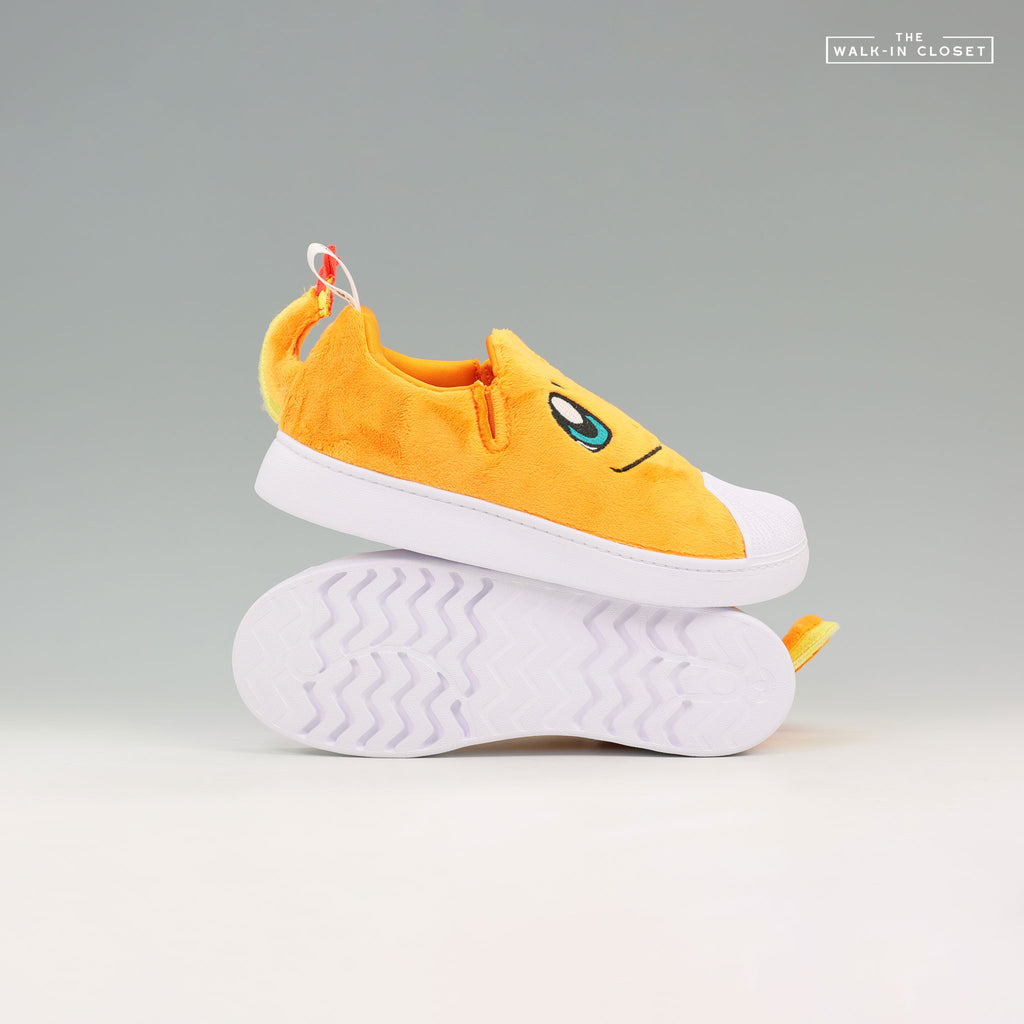 ADIDAS POKÉMON SUPERSTAR QUICKON 'CHARMANDER' BIG KID'S SNEAKERS - KJ5626