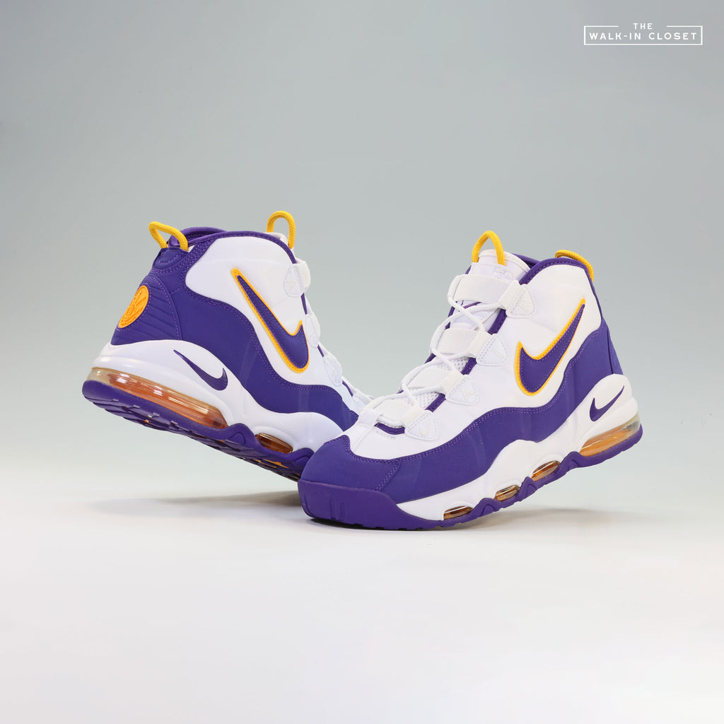 NIKE AIR MAX UPTEMPO LAKERS "DEREK FISHER" MENS SNEAKERS - 311090-301