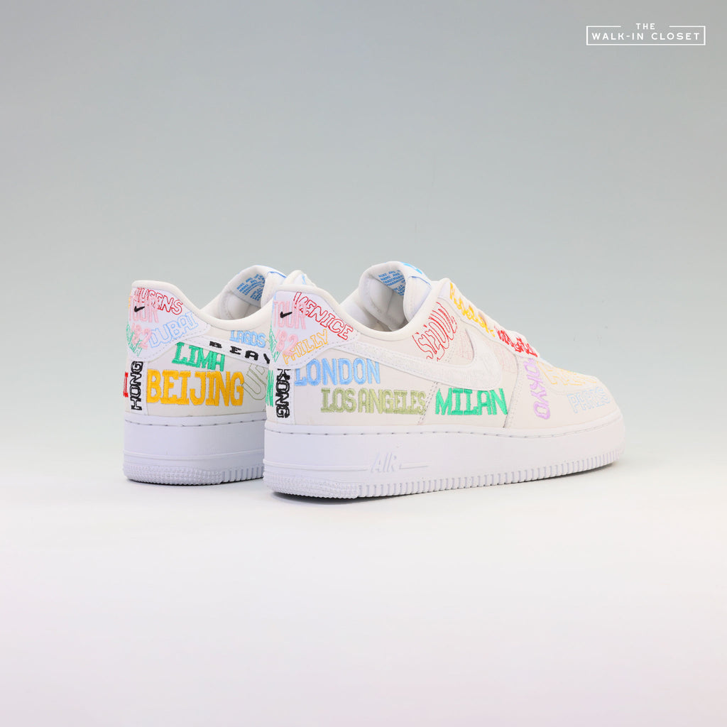 NIKE AIR FORCE 1 LOW 'WORLD TOUR' MENS SNEAKERS -  II1549-100