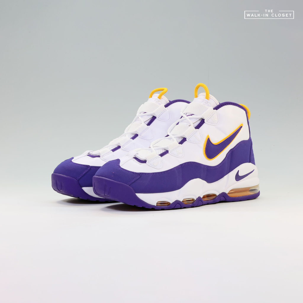 NIKE AIR MAX UPTEMPO LAKERS "DEREK FISHER" MENS SNEAKERS - 311090-301