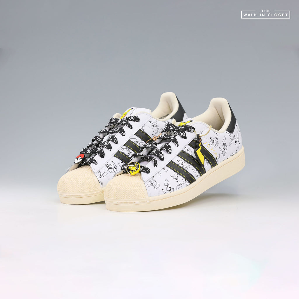 ADIDAS POKÉMON SUPERSTAR II 'PIKACHU' MENS SNEAKERS  - KI2857