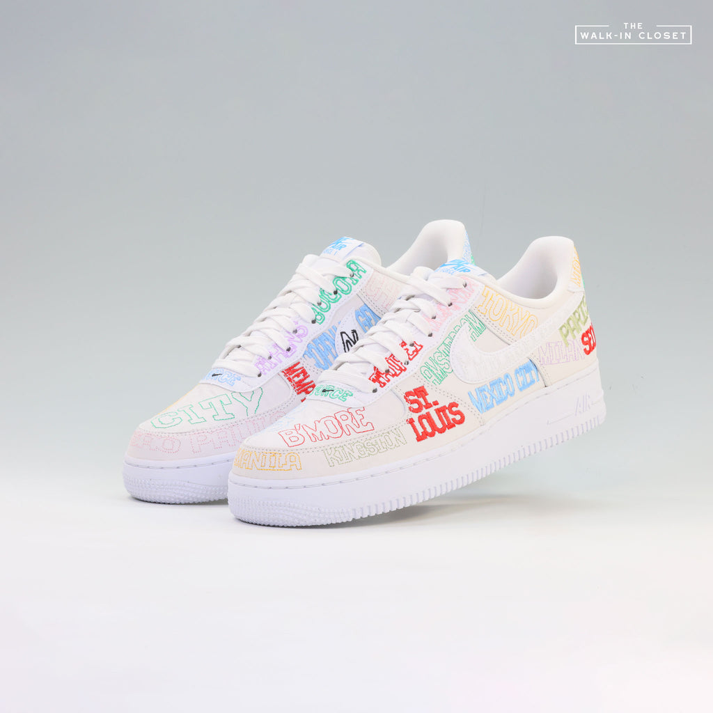 NIKE AIR FORCE 1 LOW 'WORLD TOUR' MENS SNEAKERS -  II1549-100