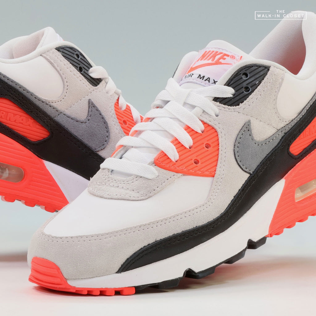 NIKE AIR MAX 90 'INFRARED' MENS SNEAKERS -IU1055-100