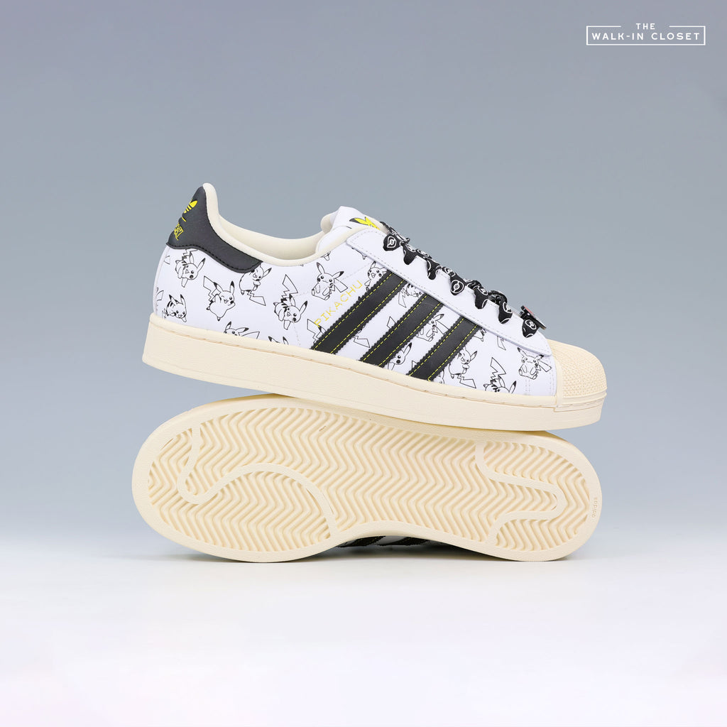 ADIDAS POKÉMON SUPERSTAR II 'PIKACHU' MENS SNEAKERS  - KI2857
