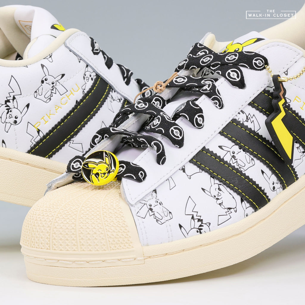 ADIDAS POKÉMON SUPERSTAR II 'PIKACHU' MENS SNEAKERS  - KI2857