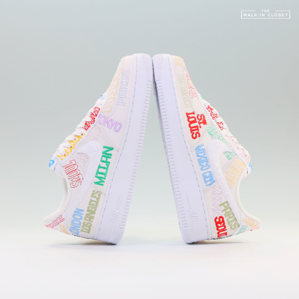 NIKE AIR FORCE 1 LOW 'WORLD TOUR' MENS SNEAKERS - II1549-100