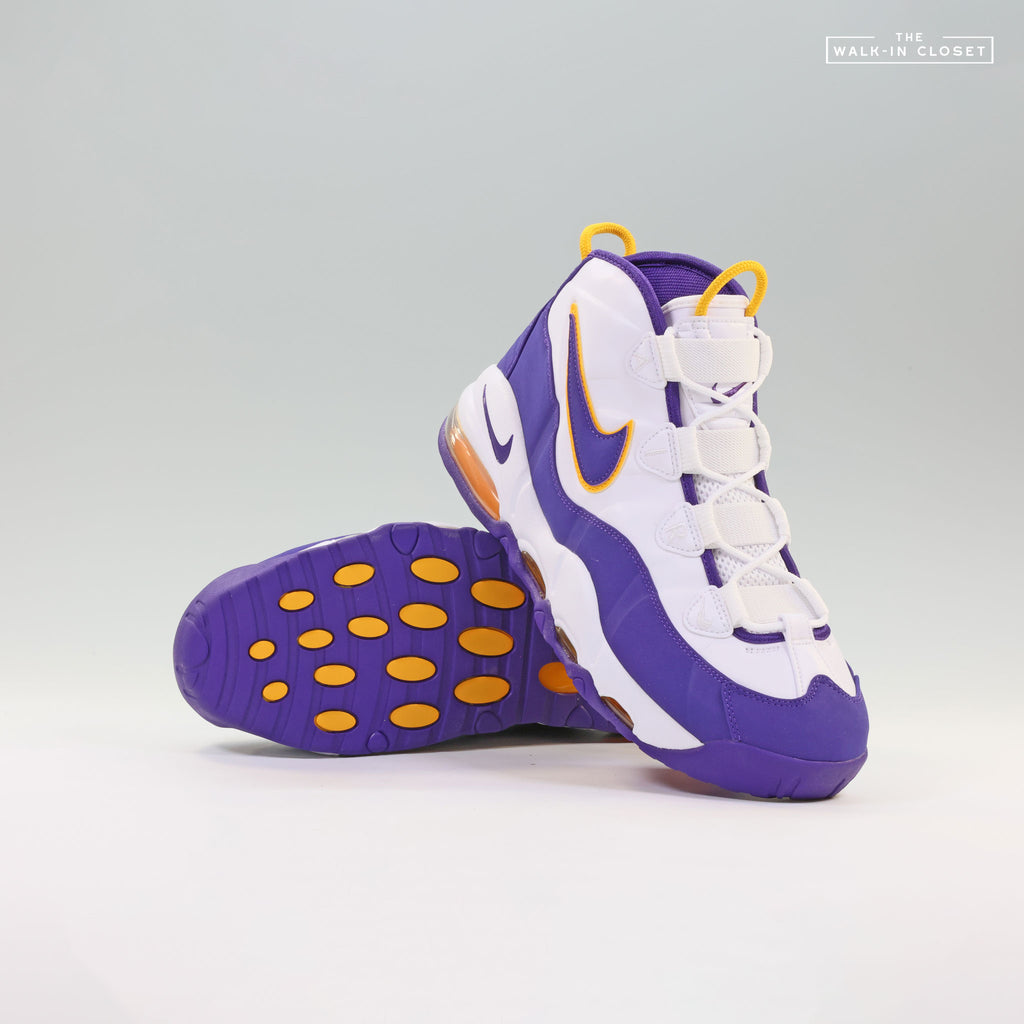 NIKE AIR MAX UPTEMPO LAKERS "DEREK FISHER" MENS SNEAKERS - 311090-301