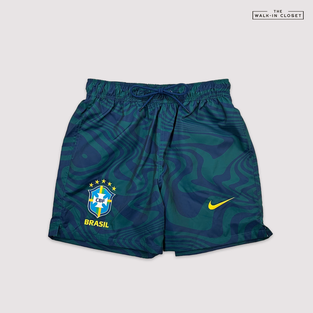 NIKE 'BRAZIL' CLUB MENS SOCCER FLOW SHORTS - IB6416-381