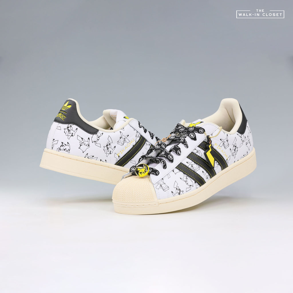 ADIDAS POKÉMON SUPERSTAR II 'PIKACHU' MENS SNEAKERS  - KI2857