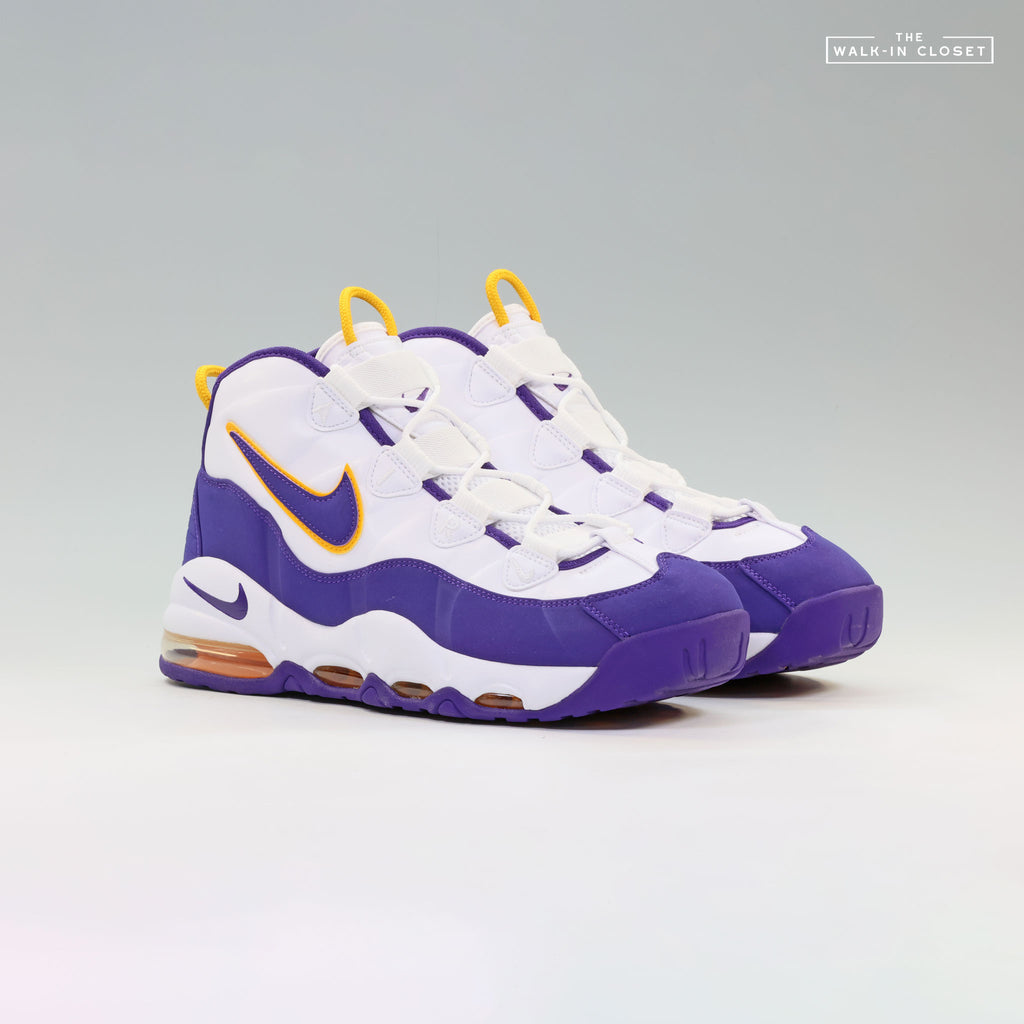 NIKE AIR MAX UPTEMPO LAKERS "DEREK FISHER" MENS SNEAKERS - 311090-301
