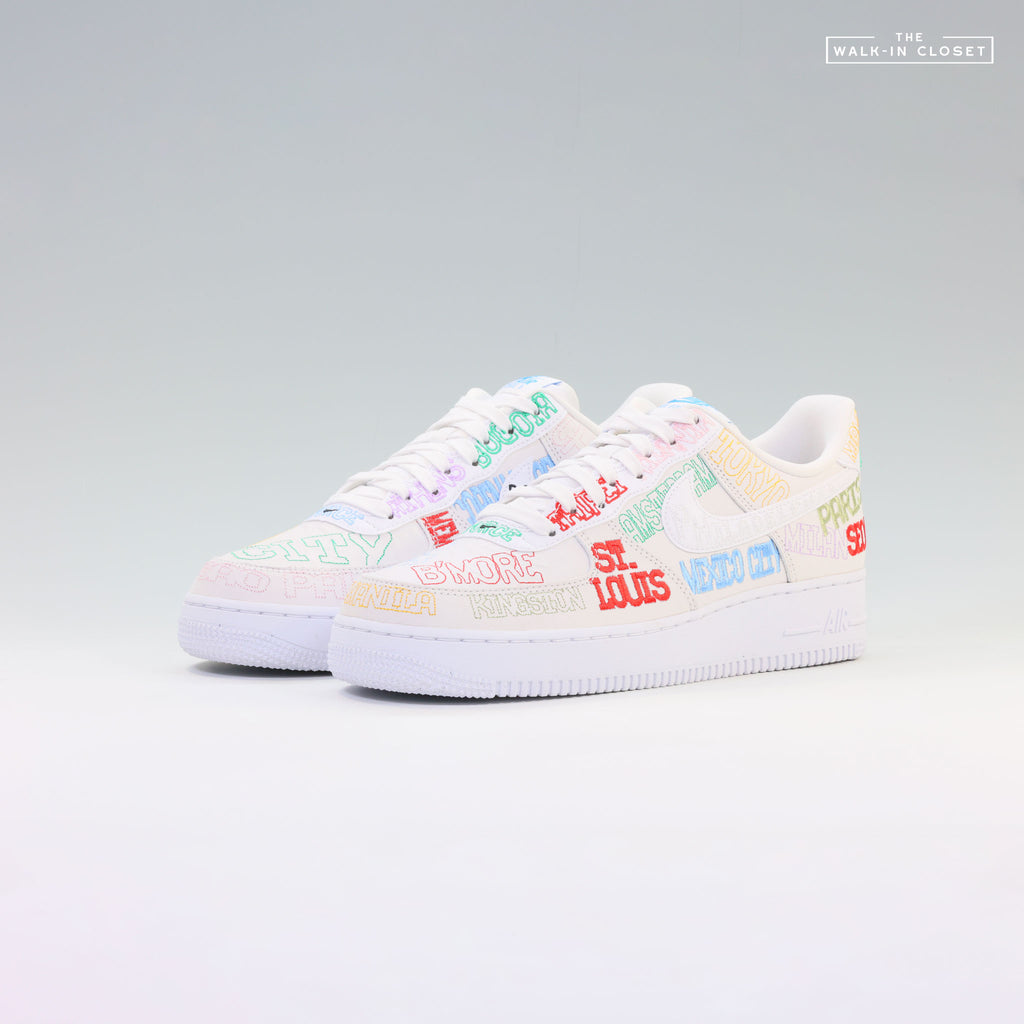 NIKE AIR FORCE 1 LOW 'WORLD TOUR' MENS SNEAKERS -  II1549-100