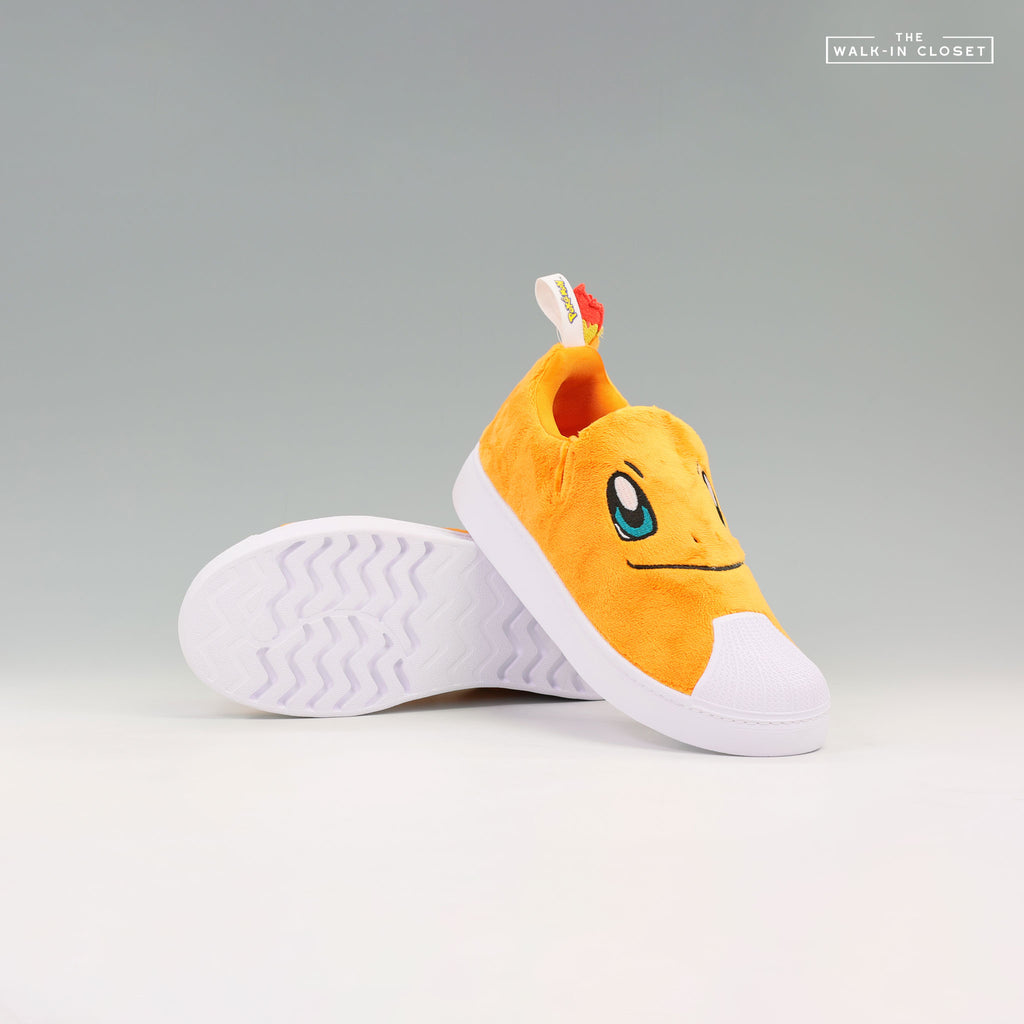 ADIDAS POKÉMON SUPERSTAR QUICKON 'CHARMANDER' BIG KID'S SNEAKERS - KJ5626
