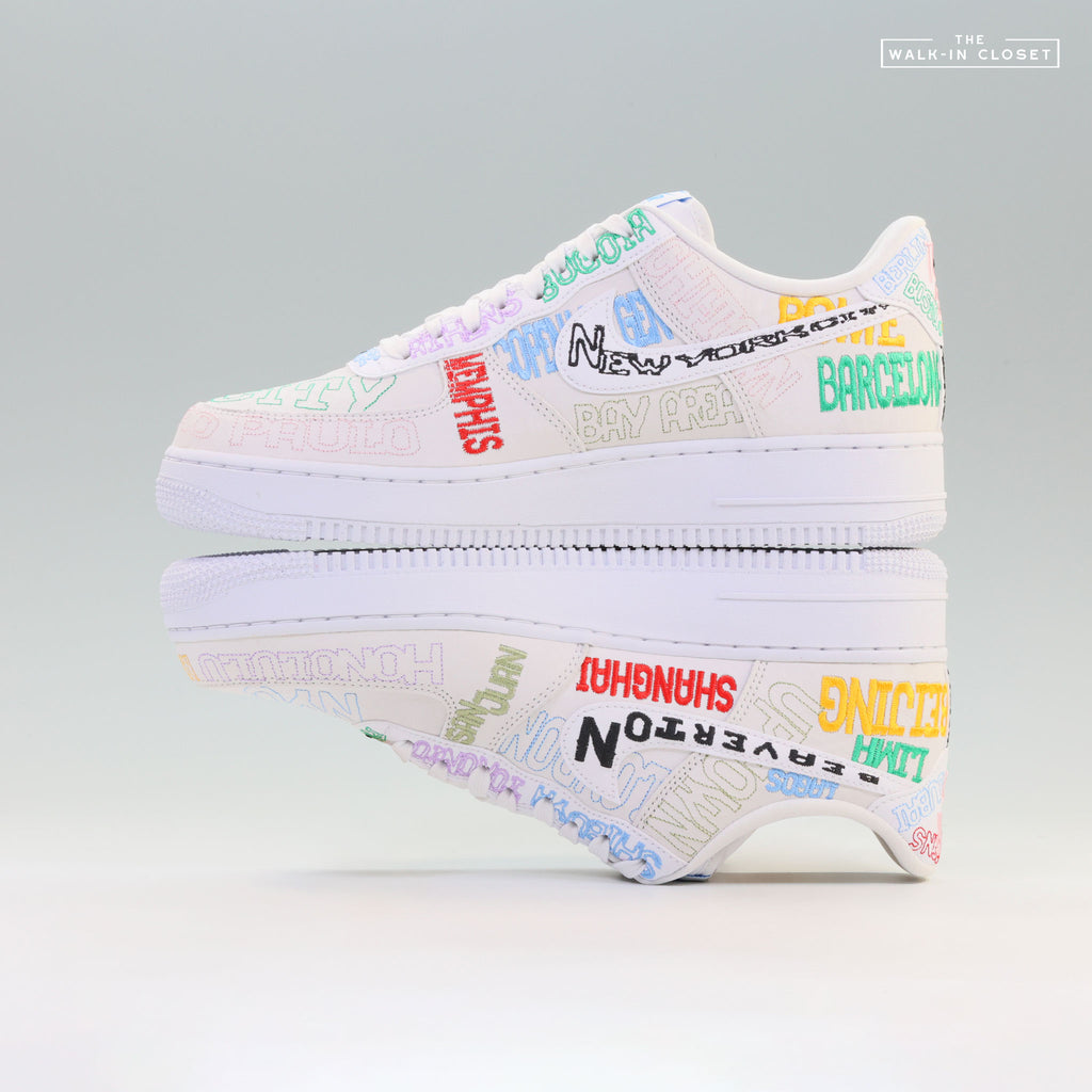 NIKE AIR FORCE 1 LOW 'WORLD TOUR' MENS SNEAKERS -  II1549-100