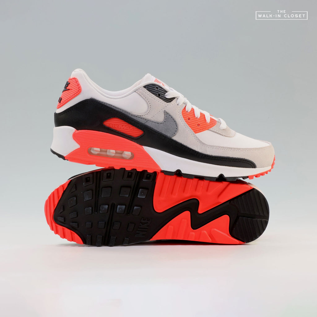 NIKE AIR MAX 90 'INFRARED' MENS SNEAKERS -IU1055-100