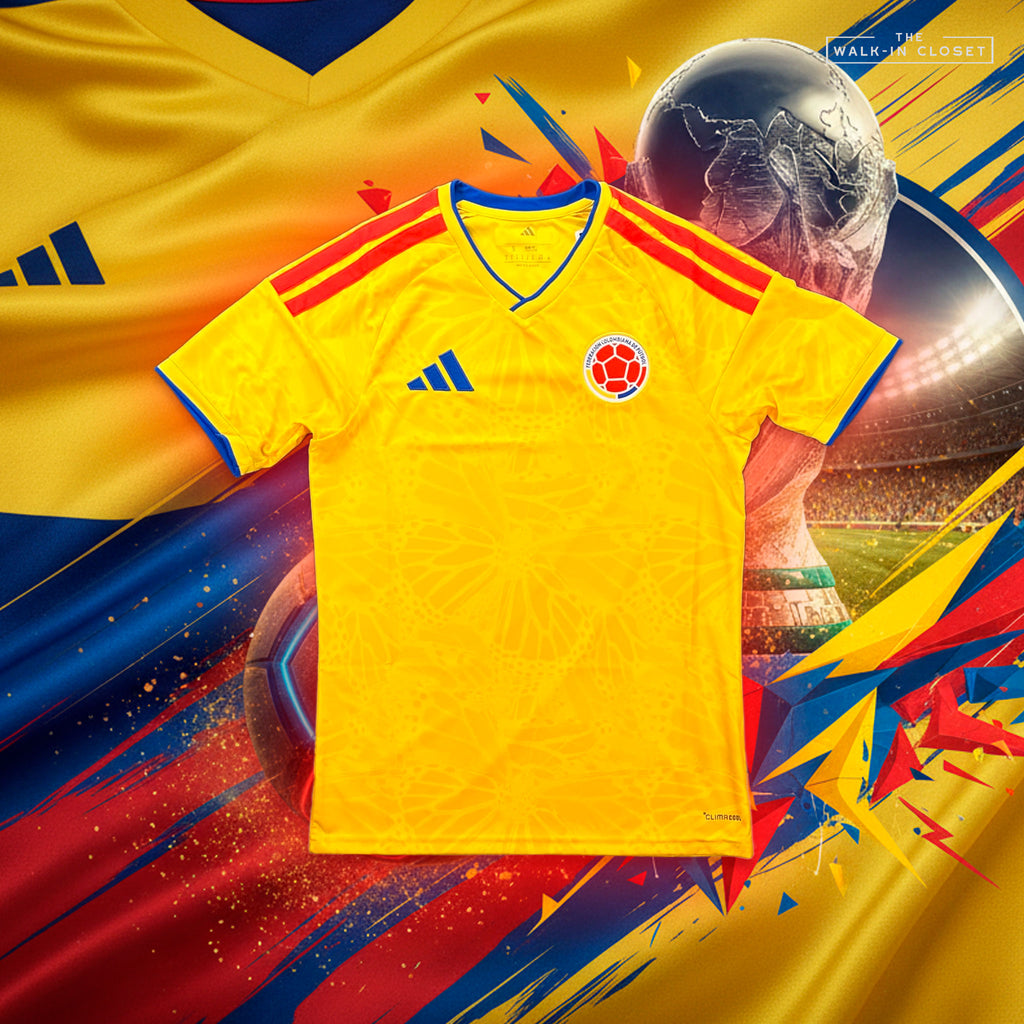 ADIDAS 'COLOMBIA' 2026 FIFA WORLD CUP HOME MENS JERSEY - JL6972