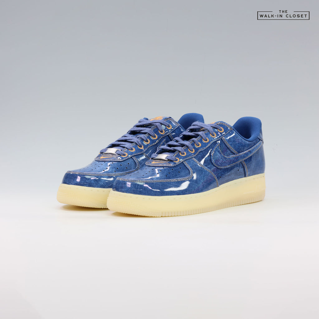NIKE AIR FORCE 1 'PATENT DENIM' MENS SNEAKERS - IM5757-400