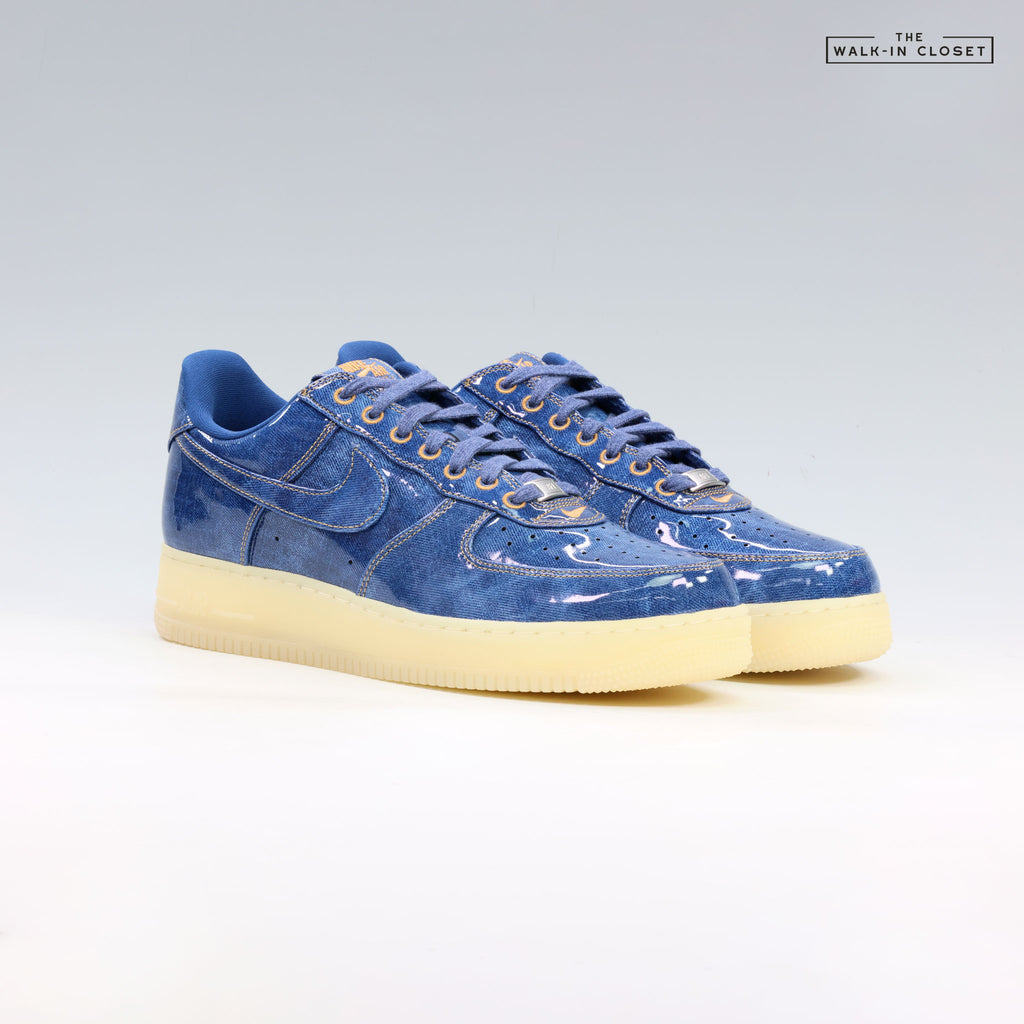 NIKE AIR FORCE 1 'PATENT DENIM' MENS SNEAKERS - IM5757-400